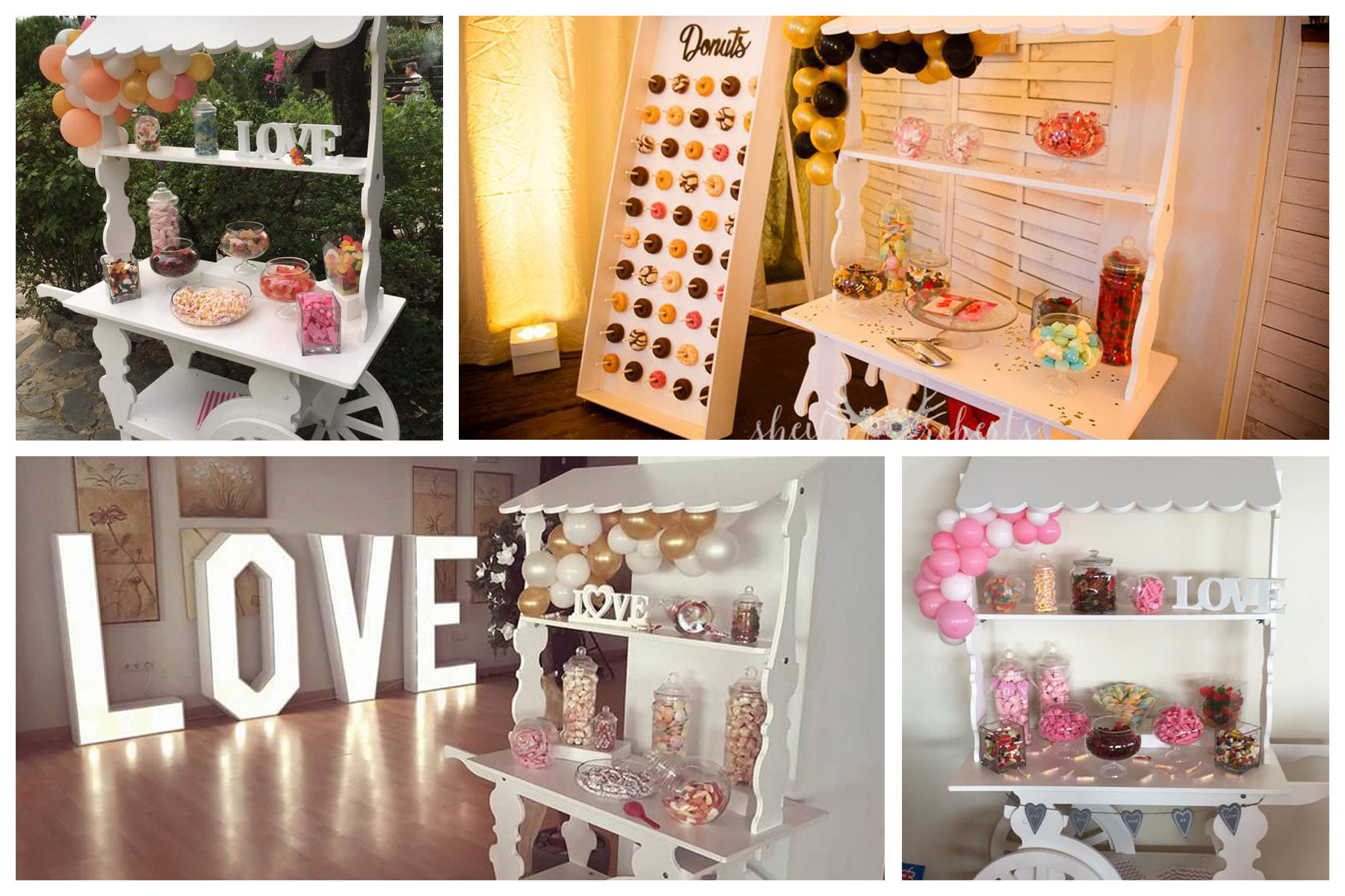 Candy carts for weddings