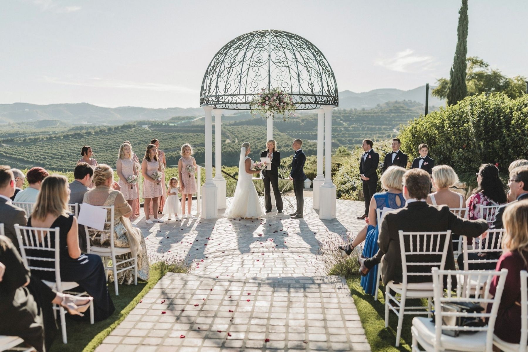 Wedding ceremony in Spain