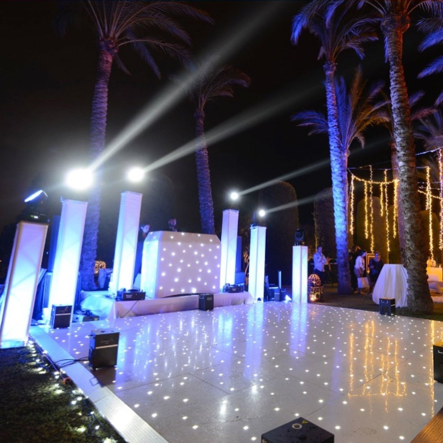 LED Dance floor hire Costa del Sol