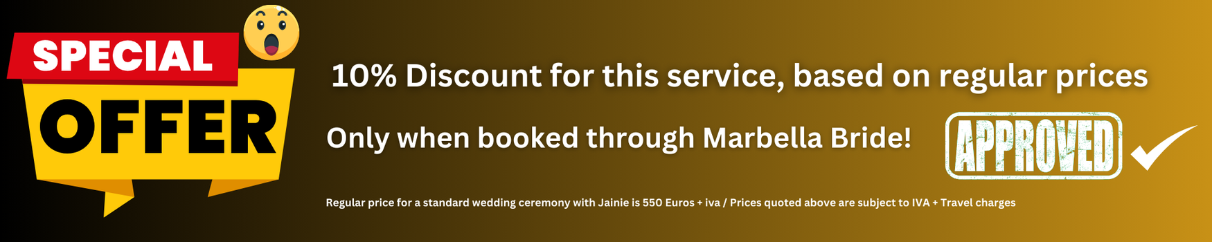Wedding celebrant Sotogrande