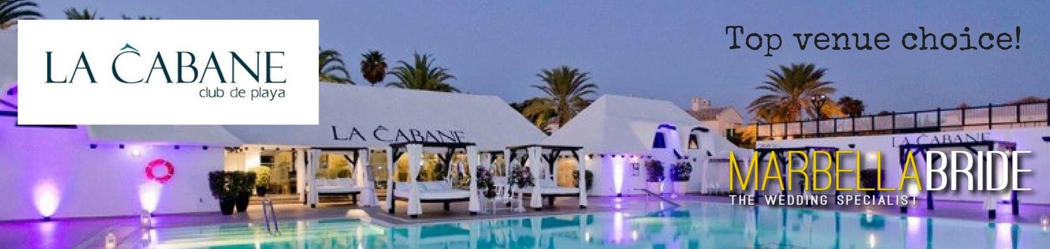 Beach wedding venue Spain club