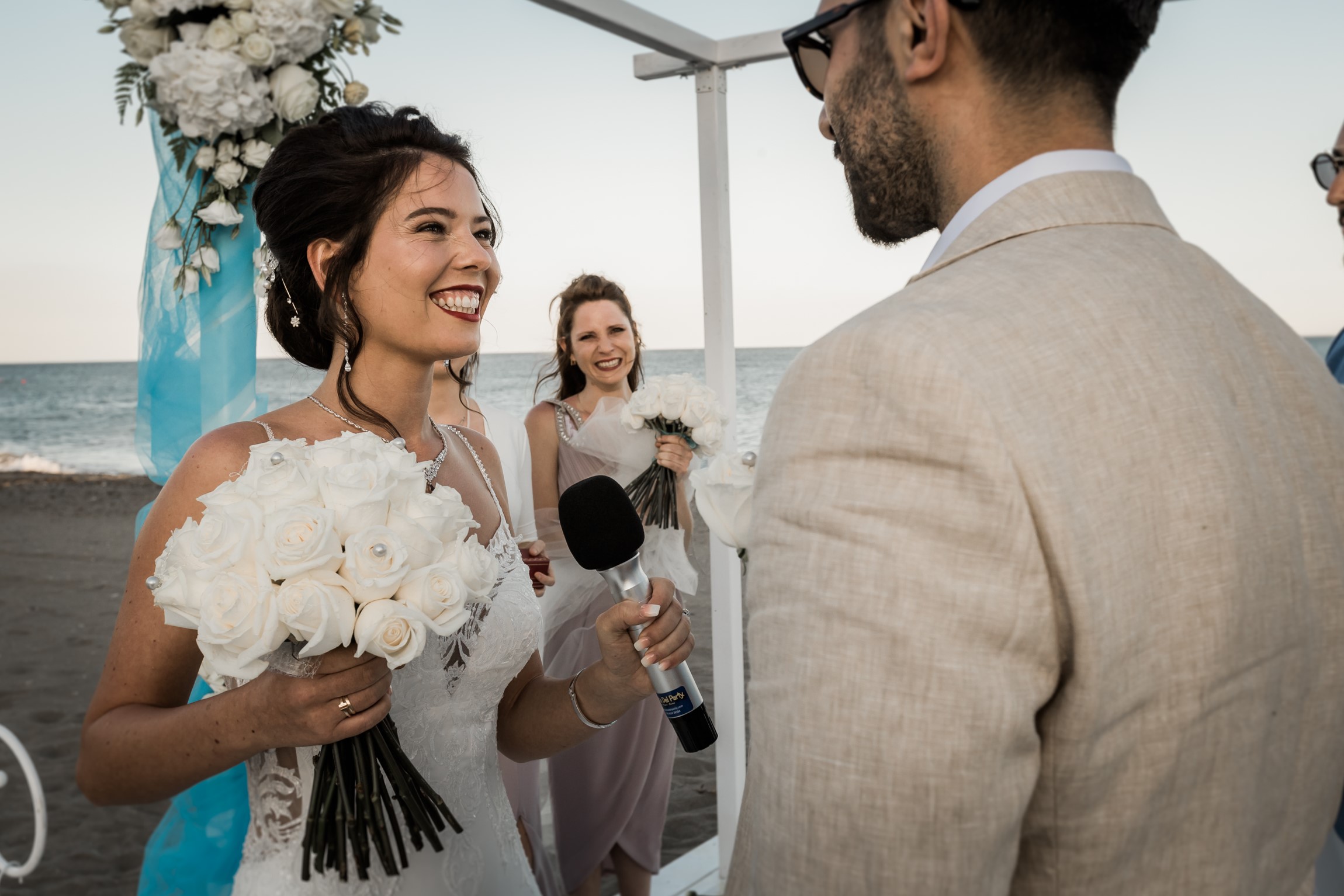 Beach club wedding Marbella